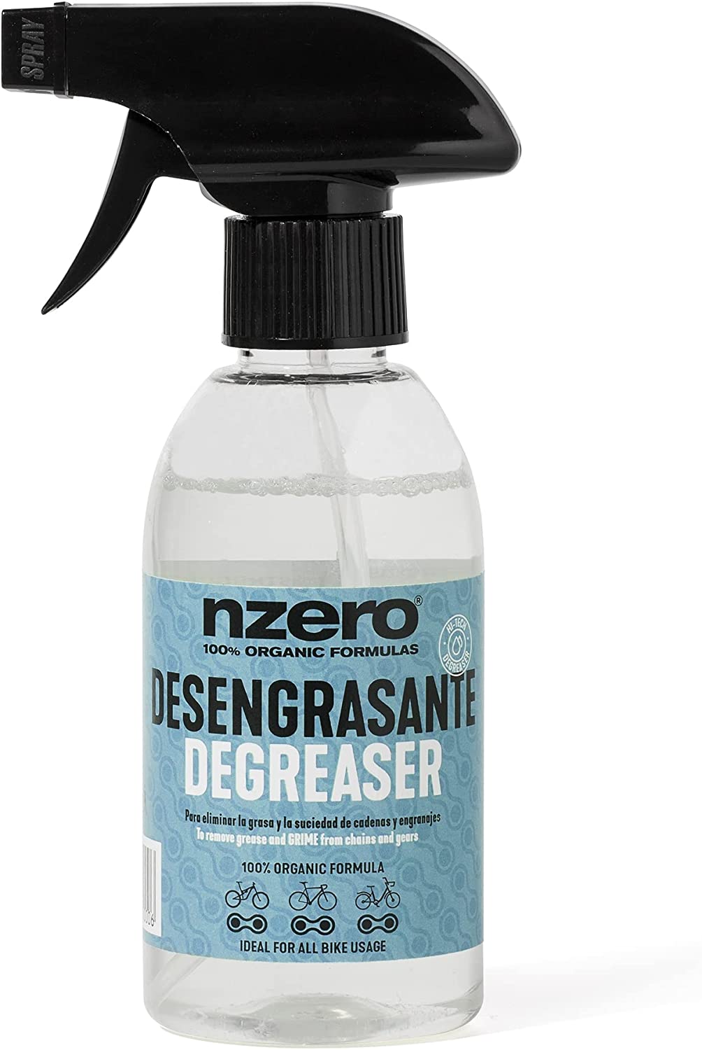 Bike Degreaser NZERO 250ml – NZERO 100% Organic Wax and Lubes