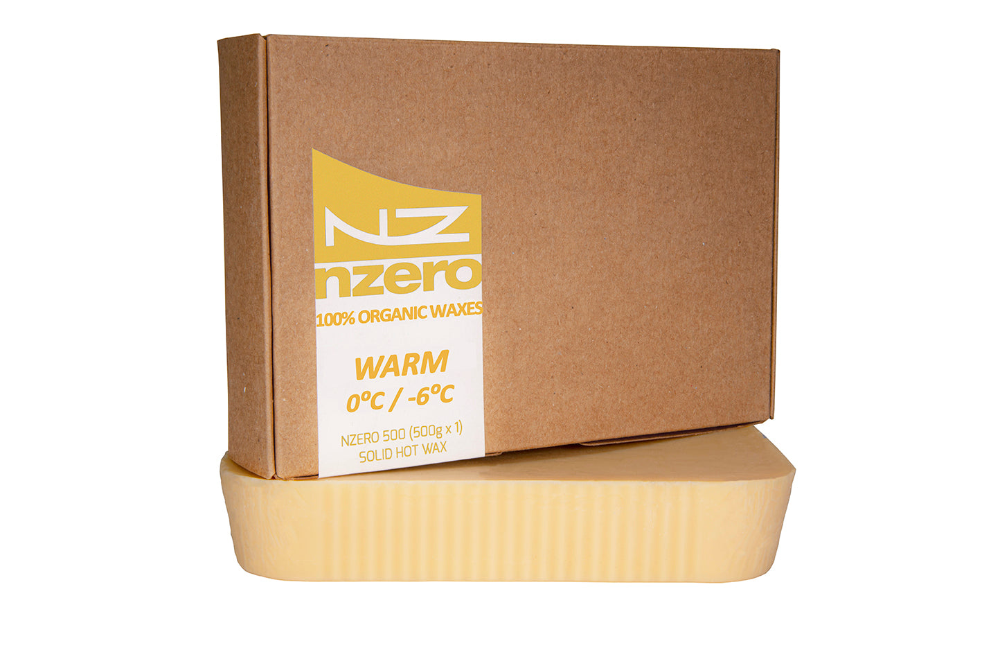 Block wax NZERO Warm Yellow 500g