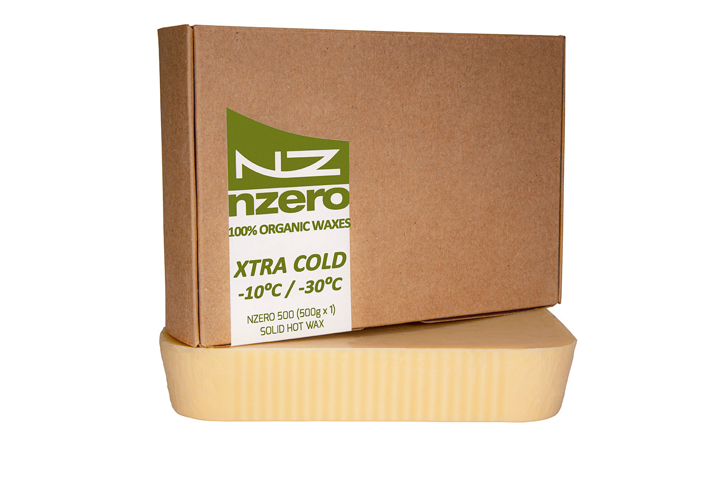 Block wax NZERO Xtra Cold + Indoor/Dry Slope | Green 500g